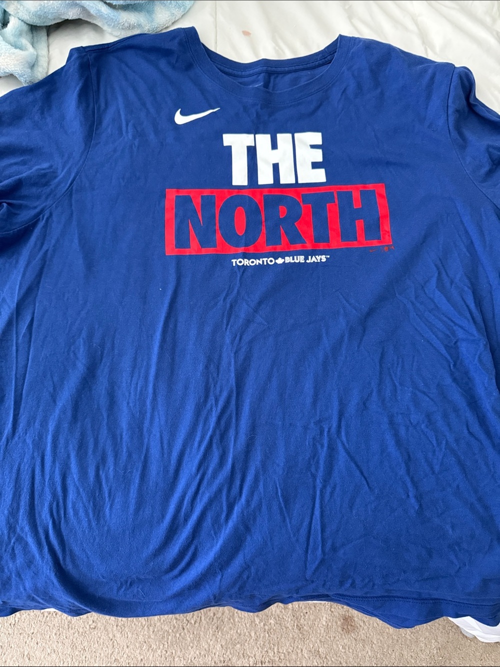 Nike Blue 'THE NORTH' Toronto Blue Jays Graphic Tee
